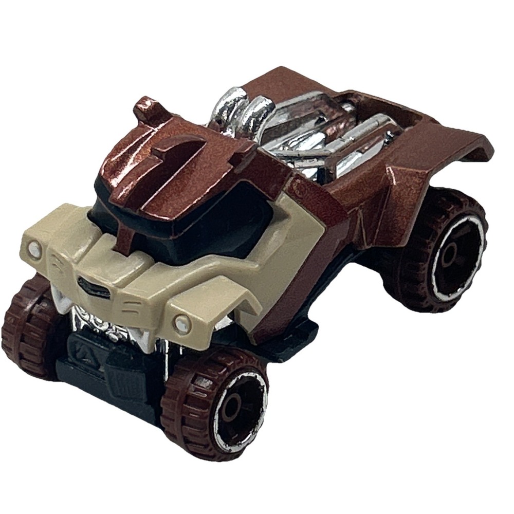 Hot Wheels Tasmanian‎ Devil Brown Tan Dune Buggy K01 Mattel 2016 Toy Car